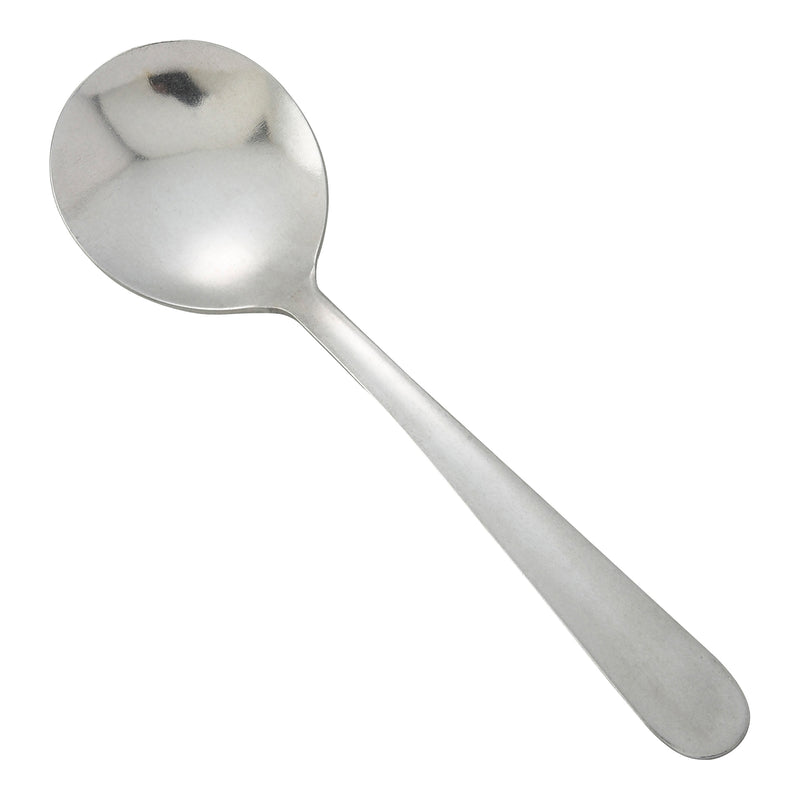 12 pack Winco 0012-04 Windsor Bouillon Spoon, 18/0 Heavyweight