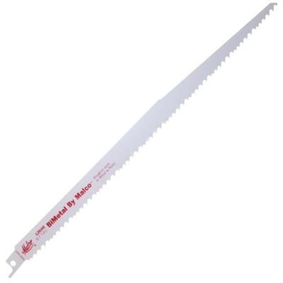 Malco® Reciprocating Saw Blade 12" 7 TPI Carbon Steel for Wood 5 Pack 12KH7
