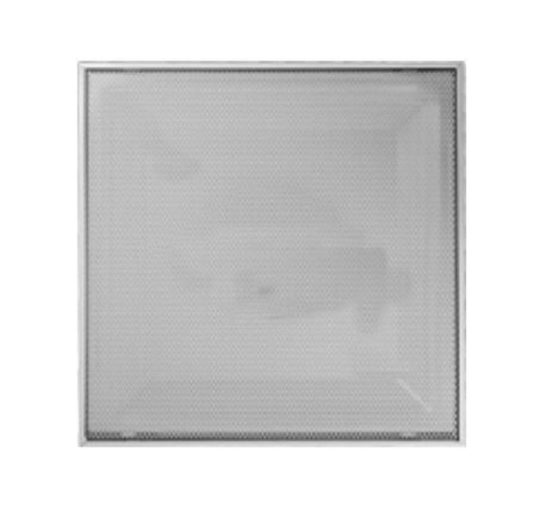 METALAIRE UA-7650R622222401, 24x24 Perforated T-Bar Lay-In Return Air Diffuser, White Steel Ceiling Air Vent
