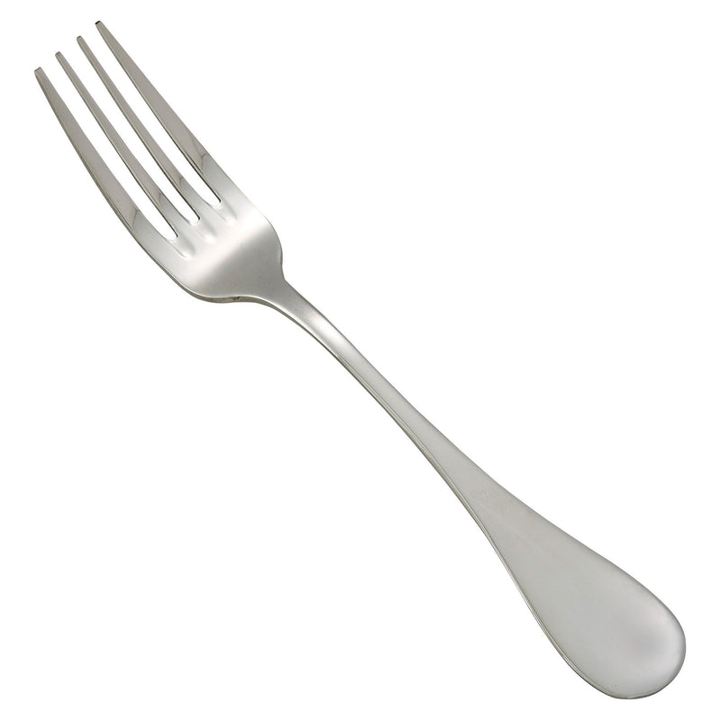Winco 0037-05 Venice Dinner Fork 12 Pack - 18/8 Stainless Steel Extra Heavy Weight Fine Dining