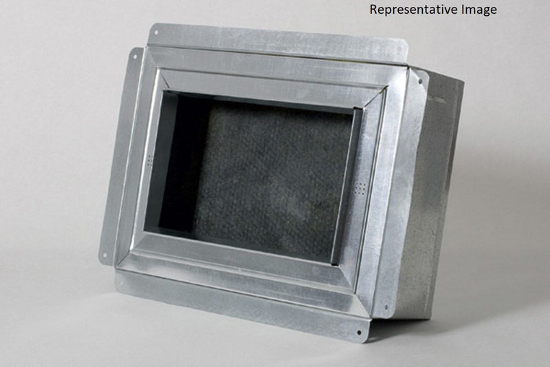 Miami Tech R6BFG1212PS, 12x12 Register Box, R6, with Gasket, Steel HVAC Duct Fitting
