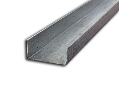 Miami Tech Mounting Rail 1" x 2" x 1' 22 GA Steel UC-22