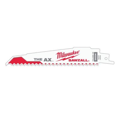 Milwaukee® Blade 6" 5 TPI Bi-Metal for Reciprocating Saws 5 Pack 48-00-5021