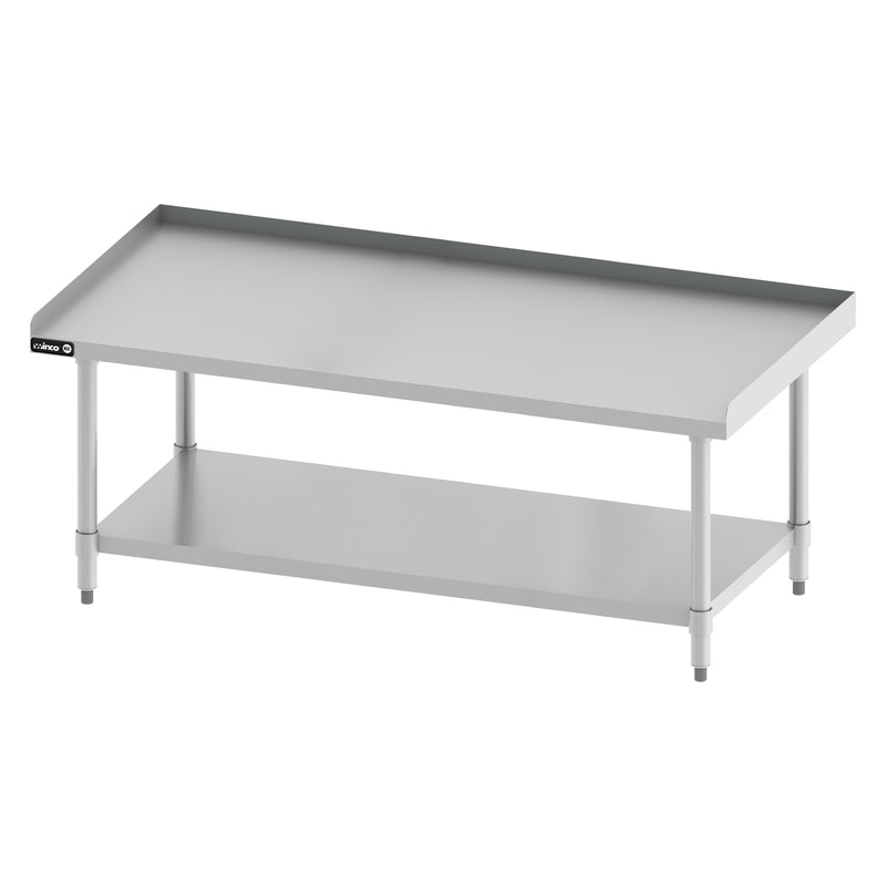 Winco ES-6030 60 Inch Stainless Steel Equipment Stand with Galvanized Base