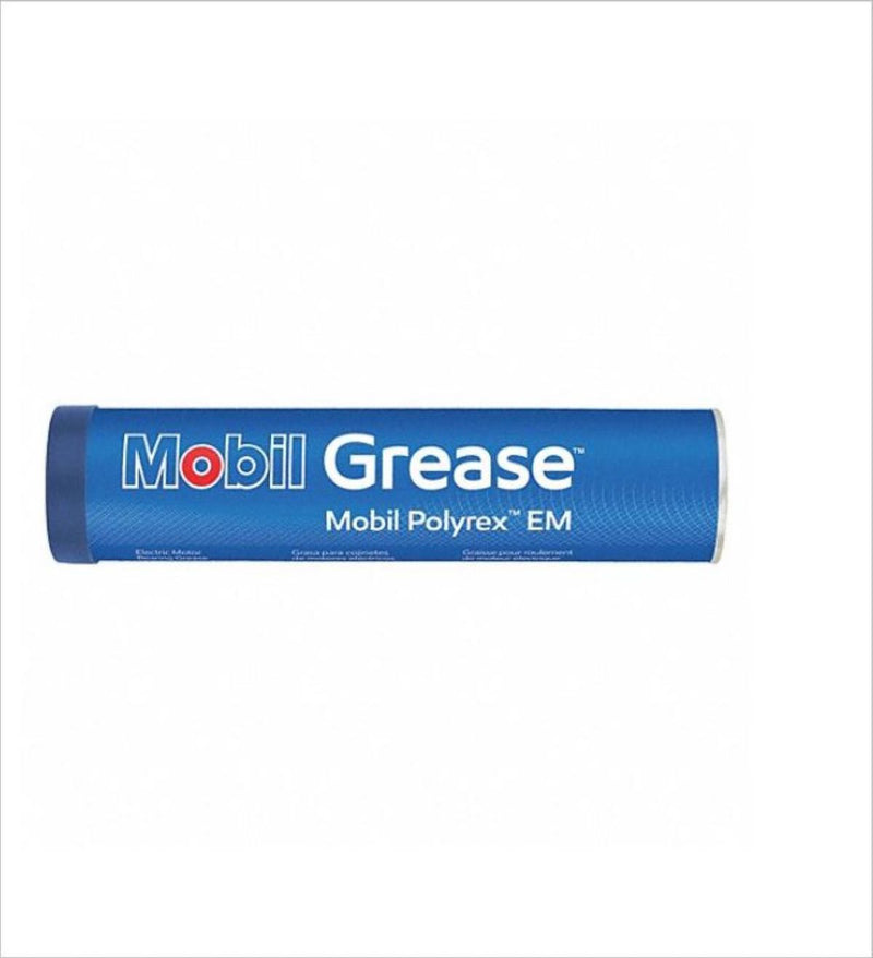 Mobil 5XB54, Blue Polyurea Electric Motor Bearing Grease, 13.7 oz, NLGI Grade: 2, Lubricant, 14.1 oz
