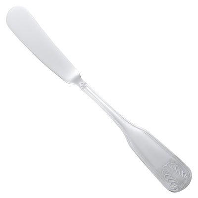 12 pack Winco 0006-12 Toulouse Butter Spreader, 18/0 Extra Heavyweight