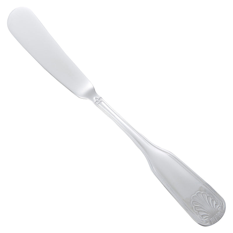 12 pack Winco 0006-12 Toulouse Butter Spreader, 18/0 Extra Heavyweight
