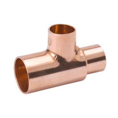 Streamline W 04093 Copper Reducing Tee 1 5/8" x 1 3/8" x 7/8"