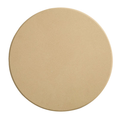 Winco KCH-08411 16 Inch Diameter Round Pizza Stone Beige Cordierite with Durability