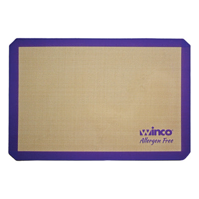 Winco SBS-16PP 11-5/8 Inch Allergen Free Silicone Baking Mat Rectangular