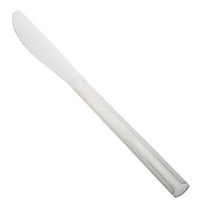 12 pack Winco 0001-08 Dominion Dinner Knife, 18/0 Medium Weight