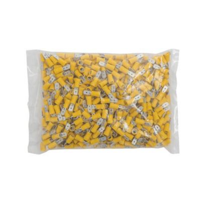 NSi Disconnect Terminal 12-10 AWG Crimped .250X.032 Male Pack of 25 M12-250-3V-S