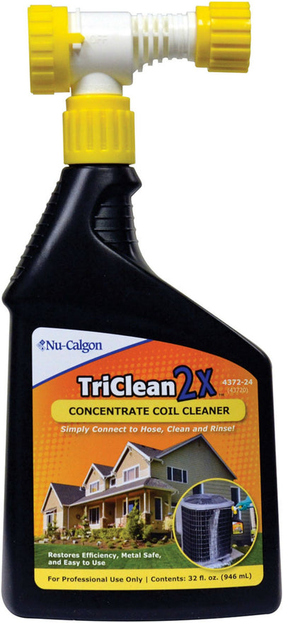 Nu-Calgon 4372-24, Tri-Clean 2x, HVAC Coil Cleaner, 32 oz