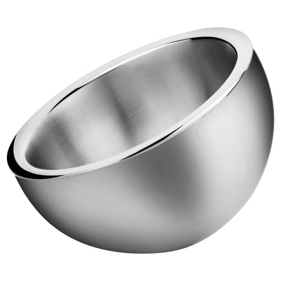 Winco DWAB-L 2-1/4 Quart Insulated Display Bowl Angled Stainless Steel