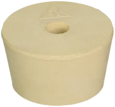 #9.5 Rubber Stopper with Airlock Hole - 2000mL Flask Fit