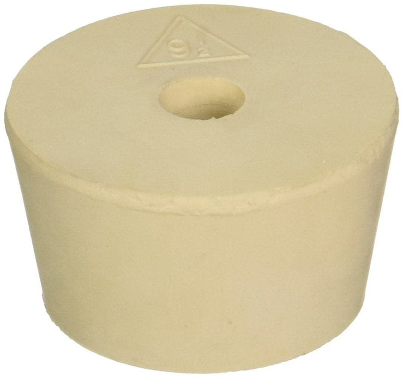 #9.5 Rubber Stopper with Airlock Hole - 2000mL Flask Fit