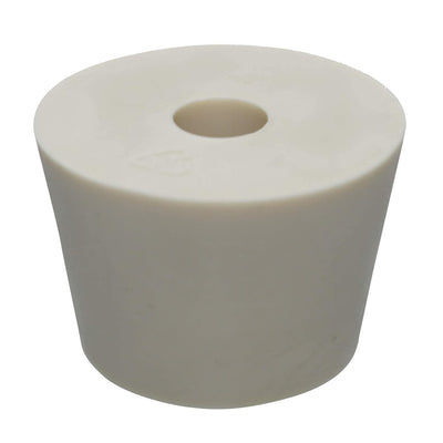 #8 Rubber Stopper with Hole - Fits 1000mL Flasks