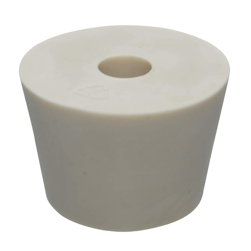 #8 Rubber Stopper with Hole - Fits 1000mL Flasks