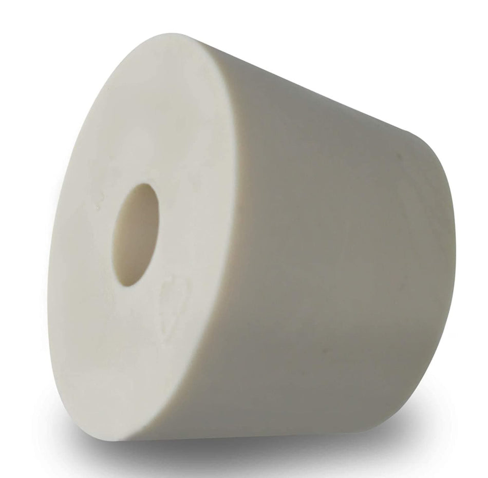#8 Rubber Stopper with Hole - Fits 1000mL Flasks