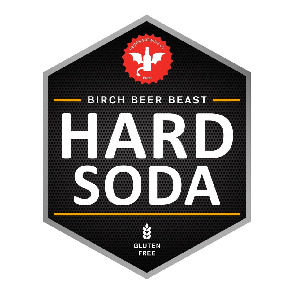 1 Gallon Birch Beer Beast Hard Soda Homebrew Recipe Kit