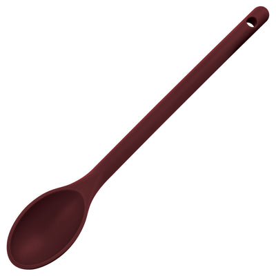 Winco NS-12R 12 Inch Spoon Heat Resistant BPA Free Nylon Red Serving Utensil