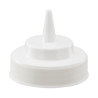Winco PSW-C-LID White Replacement Lid for Wide Mouth Squeeze Bottle - Food Service
