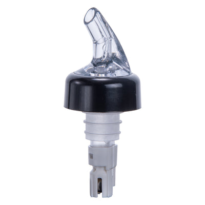 Winco PPA-200 2 Oz Measuring Pourer With Black Collar Poly Plastic