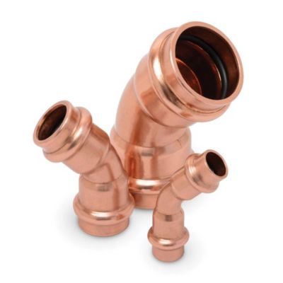 Parker 871403 Copper 45° Elbow 1/2"