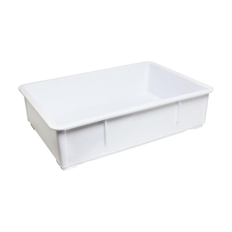 Thunder Group PLDB182606PP 26 Inch Pizza Dough Box Stackable Polypropylene White