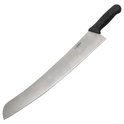18" Pizza Knife / Rocker Blade, NSF Stainless with Polypropylene Handle (Winco KPP-18)