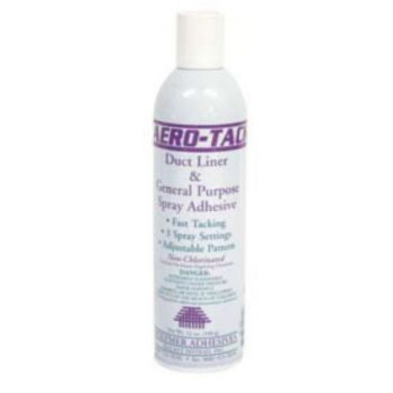 Polymer Adhesives AT-20, Airseal - Aerotack Insulation Adhesive 12 oz Spray Can, Duct Sealant
