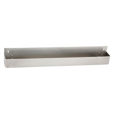 Winco SPR-42S 42 Inch Stainless Steel Single Speed Rail with Keyhole Mounting
