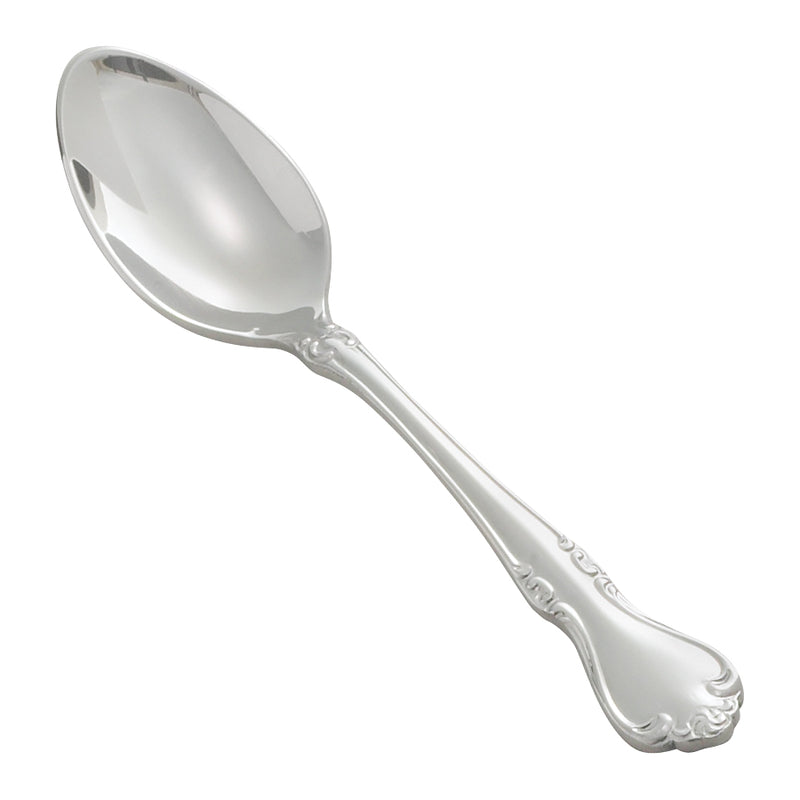 12 pack Winco 0039-09 Chantelle Demitasse Spoon, 18/8 Extra Heavyweight
