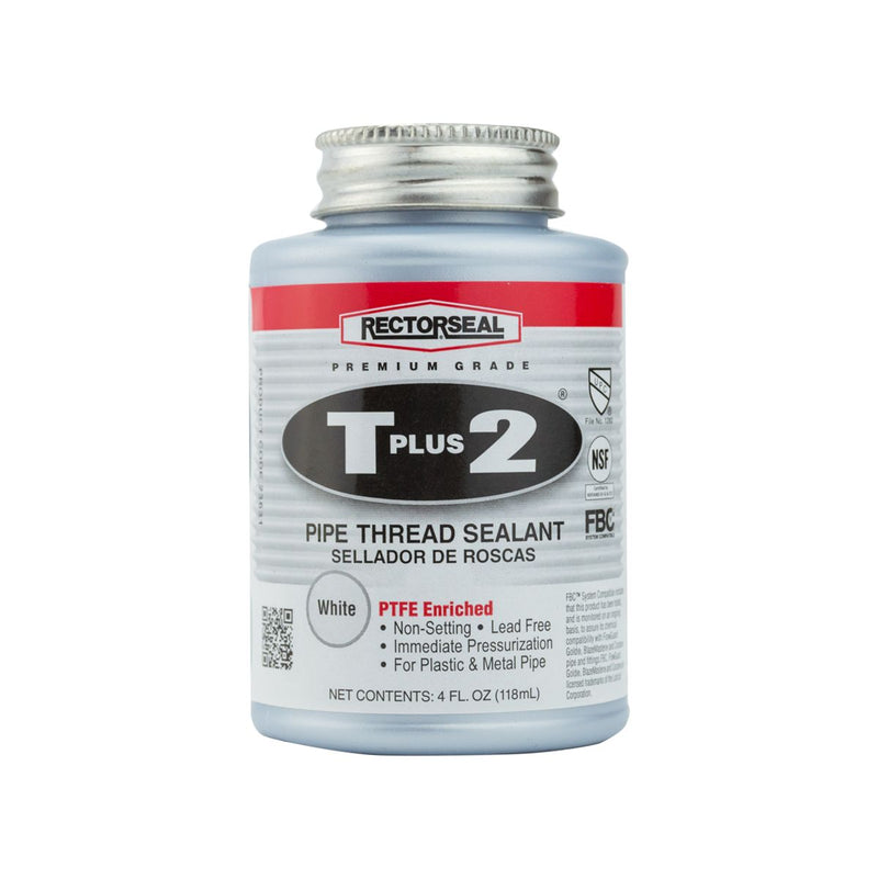 RectorSeal 23631, TPlus2 PTFE Pipe Thread Sealant, 4 oz