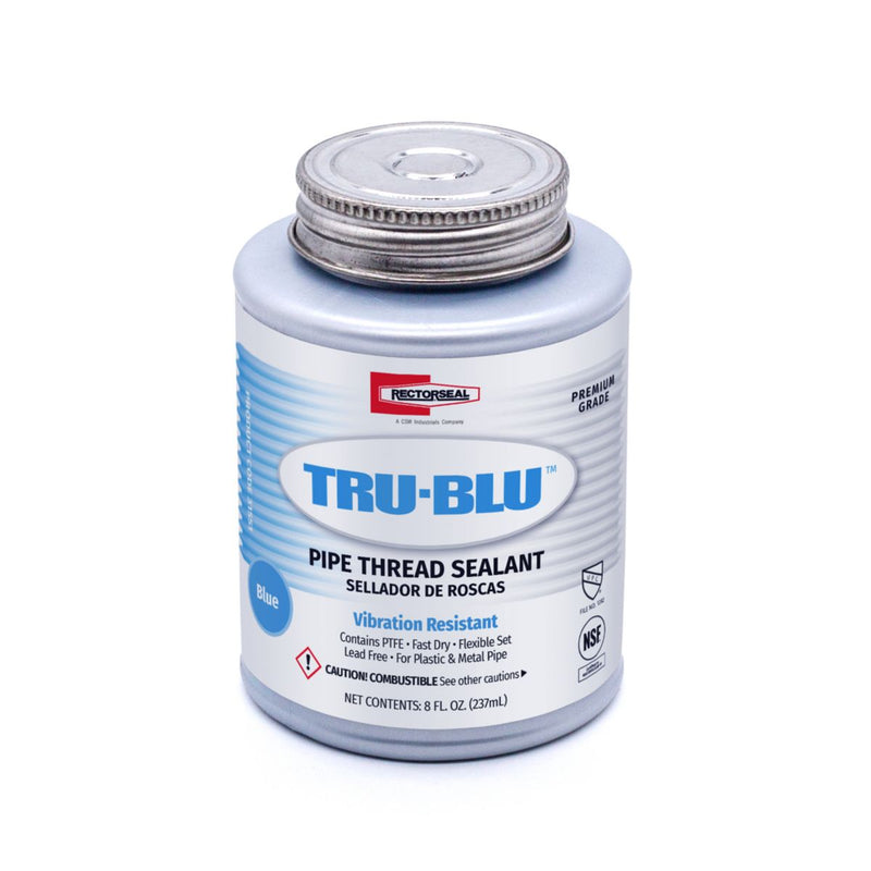 RectorSeal 31551, Tru-Blu Hi-Vibration Pipe Thread Sealant, 8 oz (236 ml)