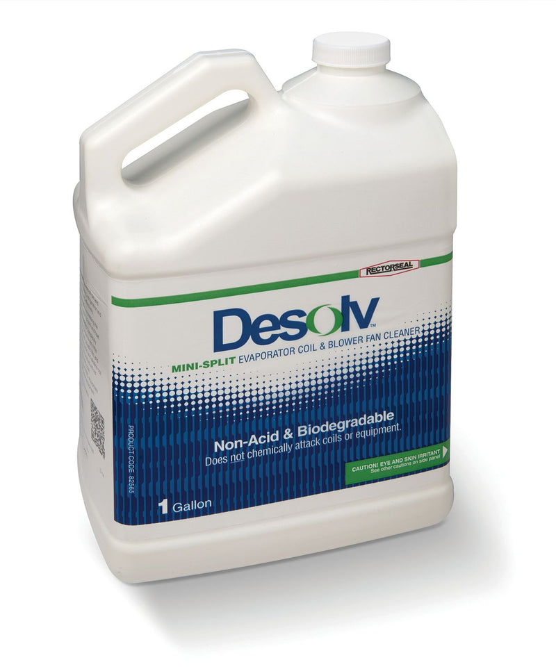 RectorSeal 82565, DESOLV™ Mini-split Evaporator Coil & Blower Fan Cleaner, 1 Gallon