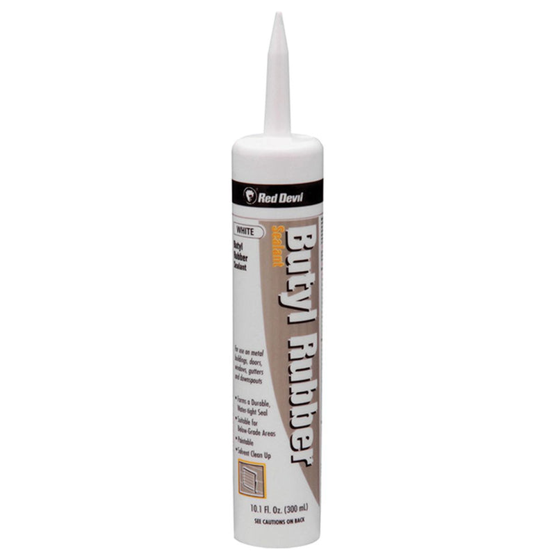 Red Devil 93290, Butyl Caulk White, 10.1 oz
