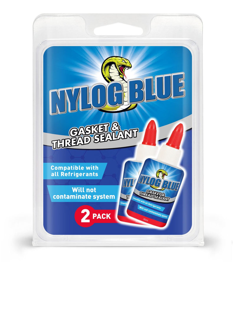 Refrigeration Technologies RT201BP, RT201B - Nylog Blue HFC Gasket and Thread Sealant (2/Pack), 30ml