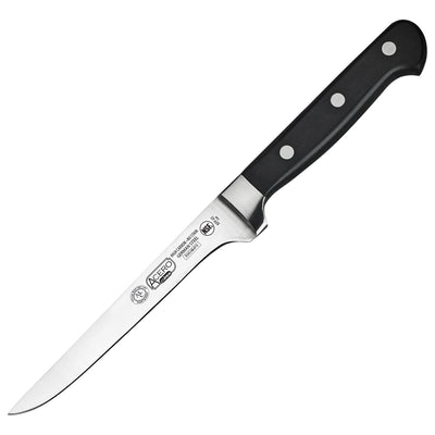 Winco KFP-61 Acero Boning Knife - 6 Inch Blade 11-1/2 Inch Overall Forged Carbon Steel