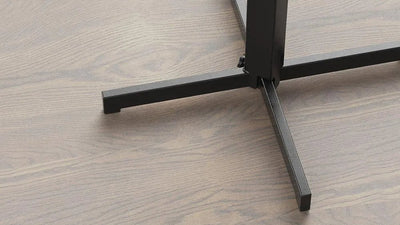 Rockless Table base stable on wood