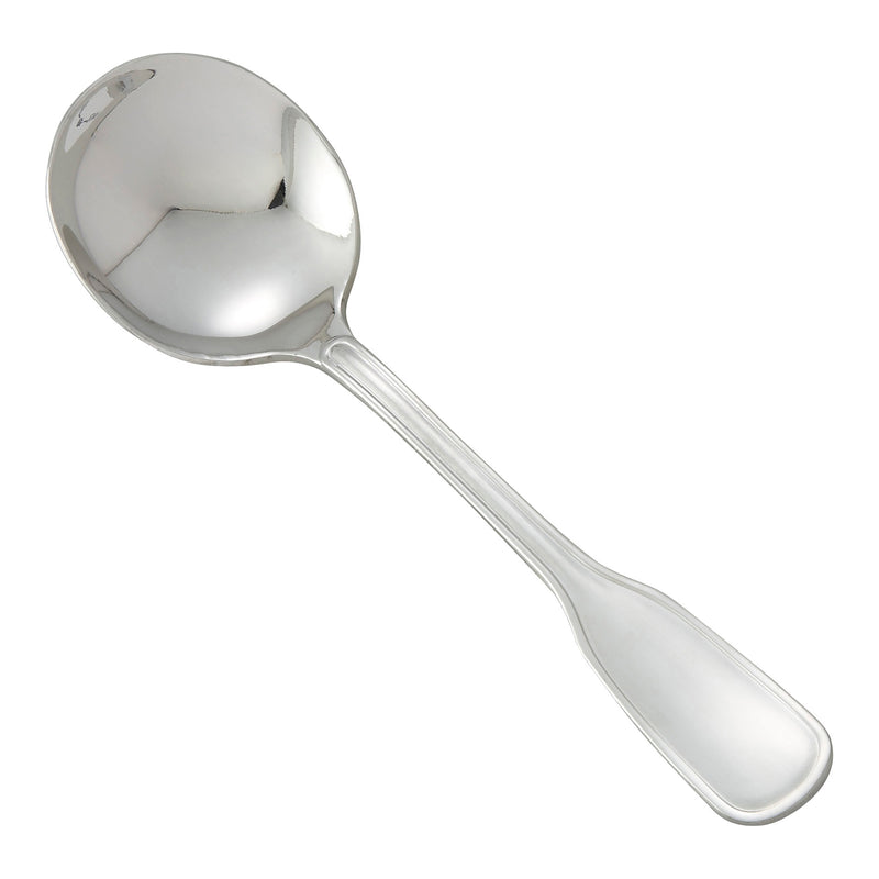 12 pack Winco 0033-04 Oxford Bouillon Spoon, 18/8 Extra Heavyweight