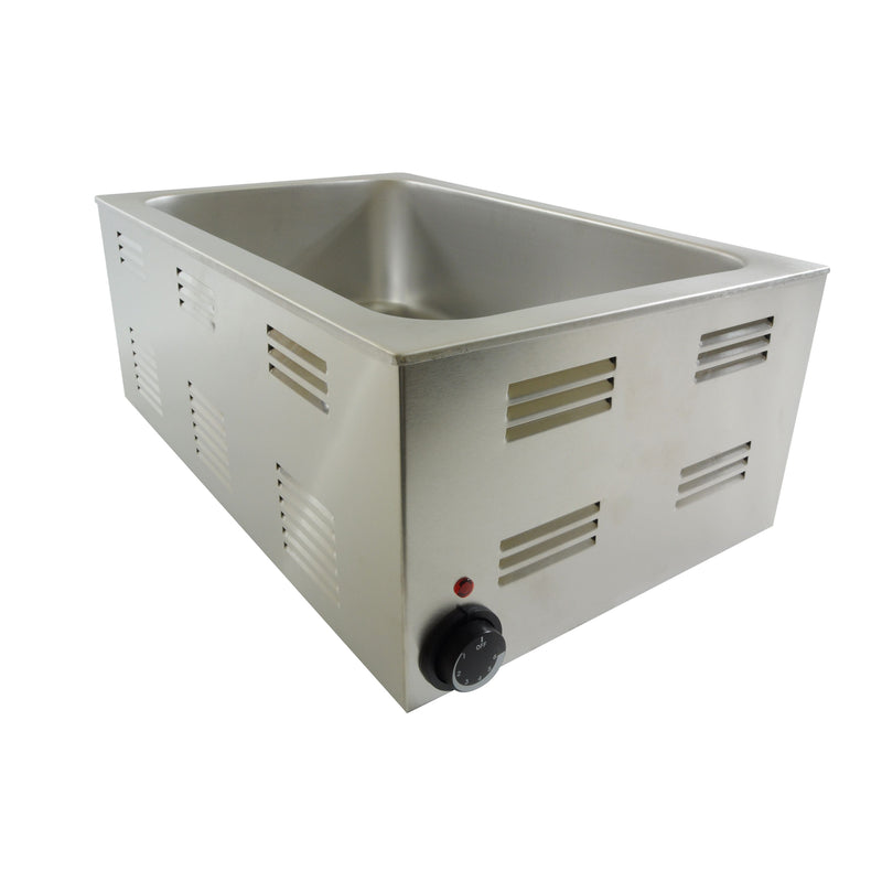 Thunder Group SEJ81000C 3-1/2 Quart Electric Food Warmer with Stainless Steel - 24 Inch