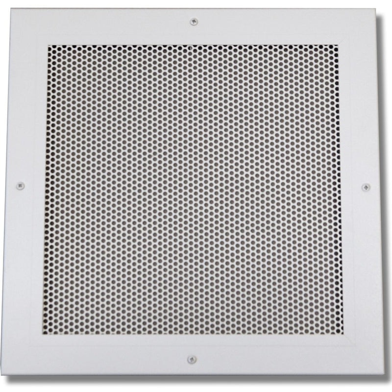 Shoemaker 600P-12X12, 12x12 Perforated Return Air Grille, White Aluminum Wall & Ceiling Vent Cover, 600P Series