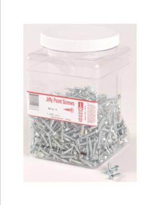 Shook Self-Drilling Screw Sharp tapered hard point 8X1 1" Steel 11036
