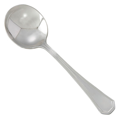 12 pack Winco 0035-04 Victoria Bouillon Spoon, 18/8 Extra Heavyweight