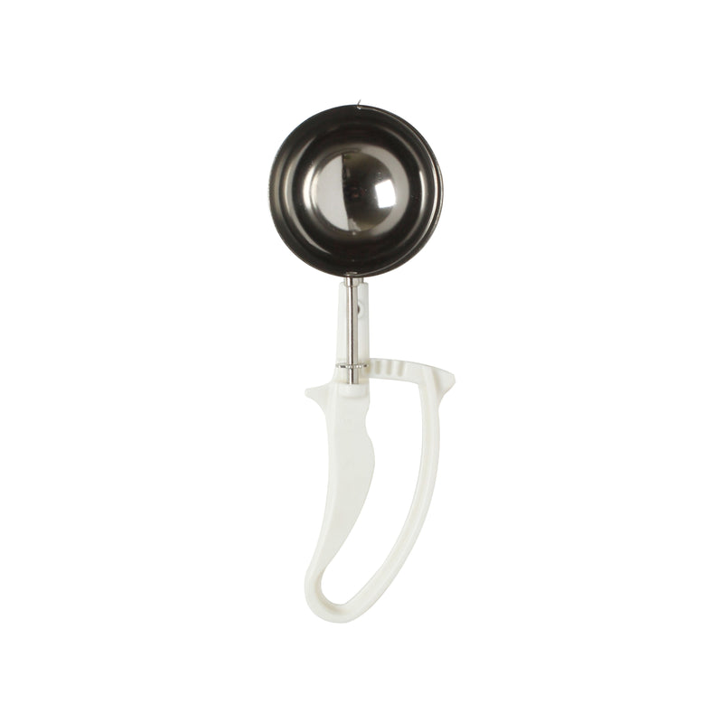 Thunder Group SLDS206G Disher 6.5 Oz Round Bowl with EZ Grip Handle Stainless Steel White
