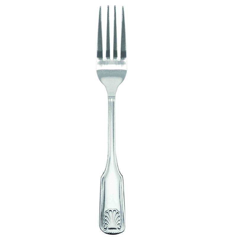 Thunder Group SLSS006 7.68 Inch Dinner Fork Sea Shell Mirror Finish 18/0 Stainless Steel