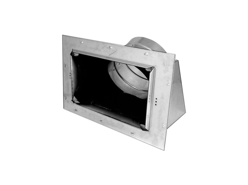 Southwark 86R8485S, 4x8x5 Ceiling Diffuser, Silver Steel Ceiling Air Vent