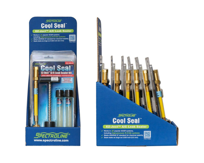 Spectroline CS-100CS, Cool Seal-Leak Sealer Kit EZ-Ject for up to 4 Ton Units, 1/2 oz