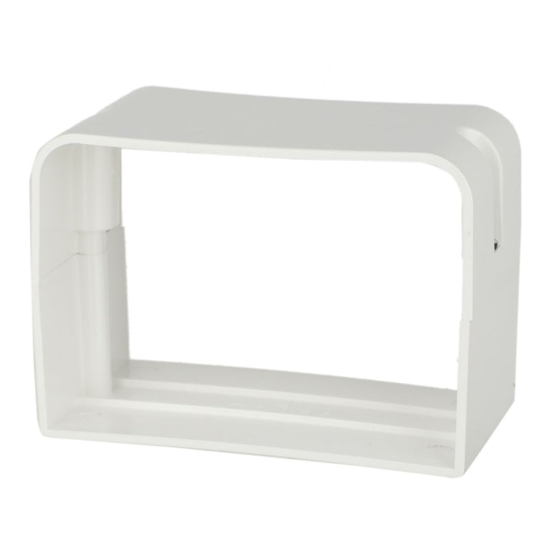 SpeediChannel 230-CP4W, 4 in Union Coupling, Line Set Cover Fitting, White